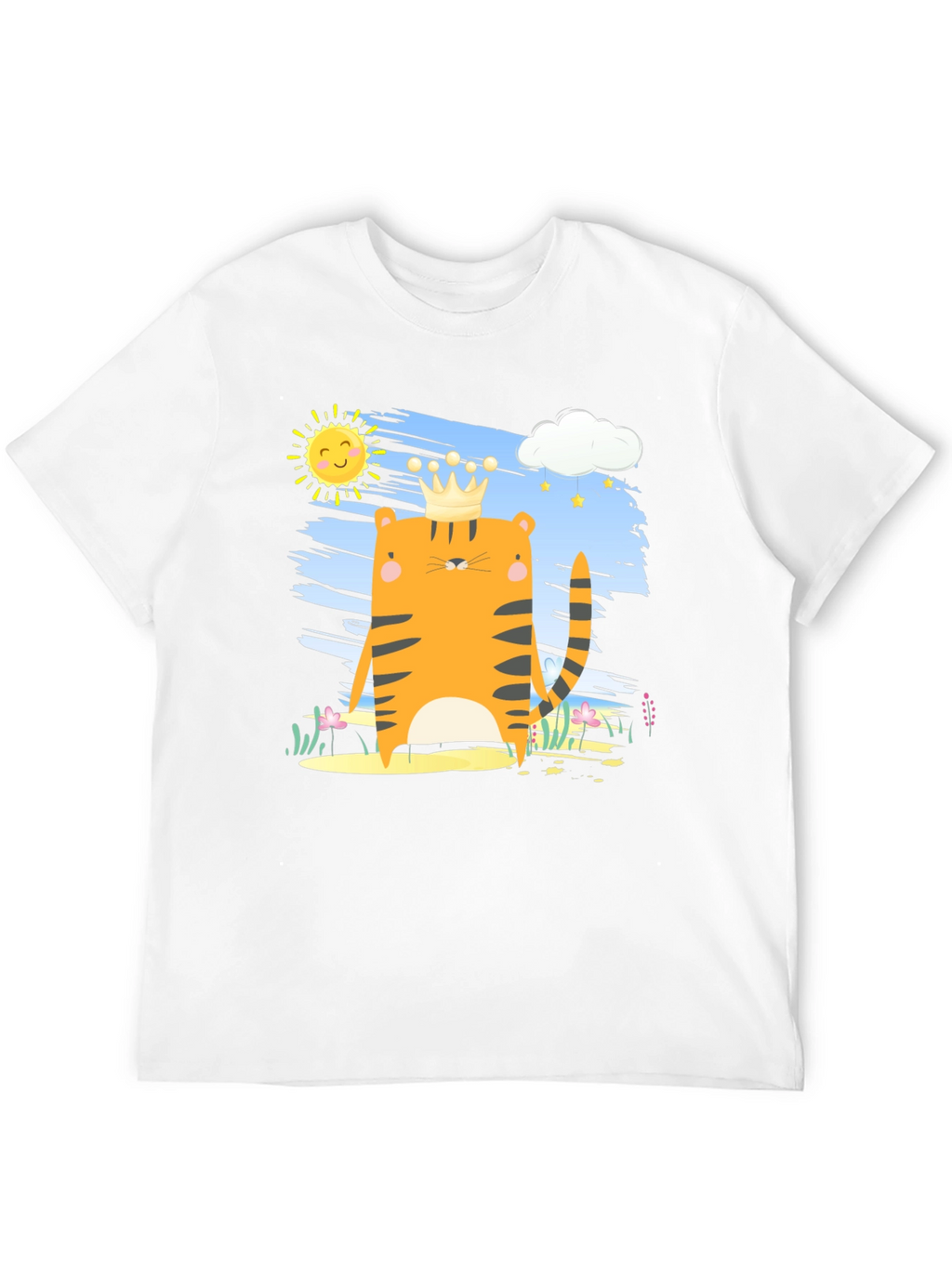 Tiger King T-Shirt - Cartoon Graphic Tee