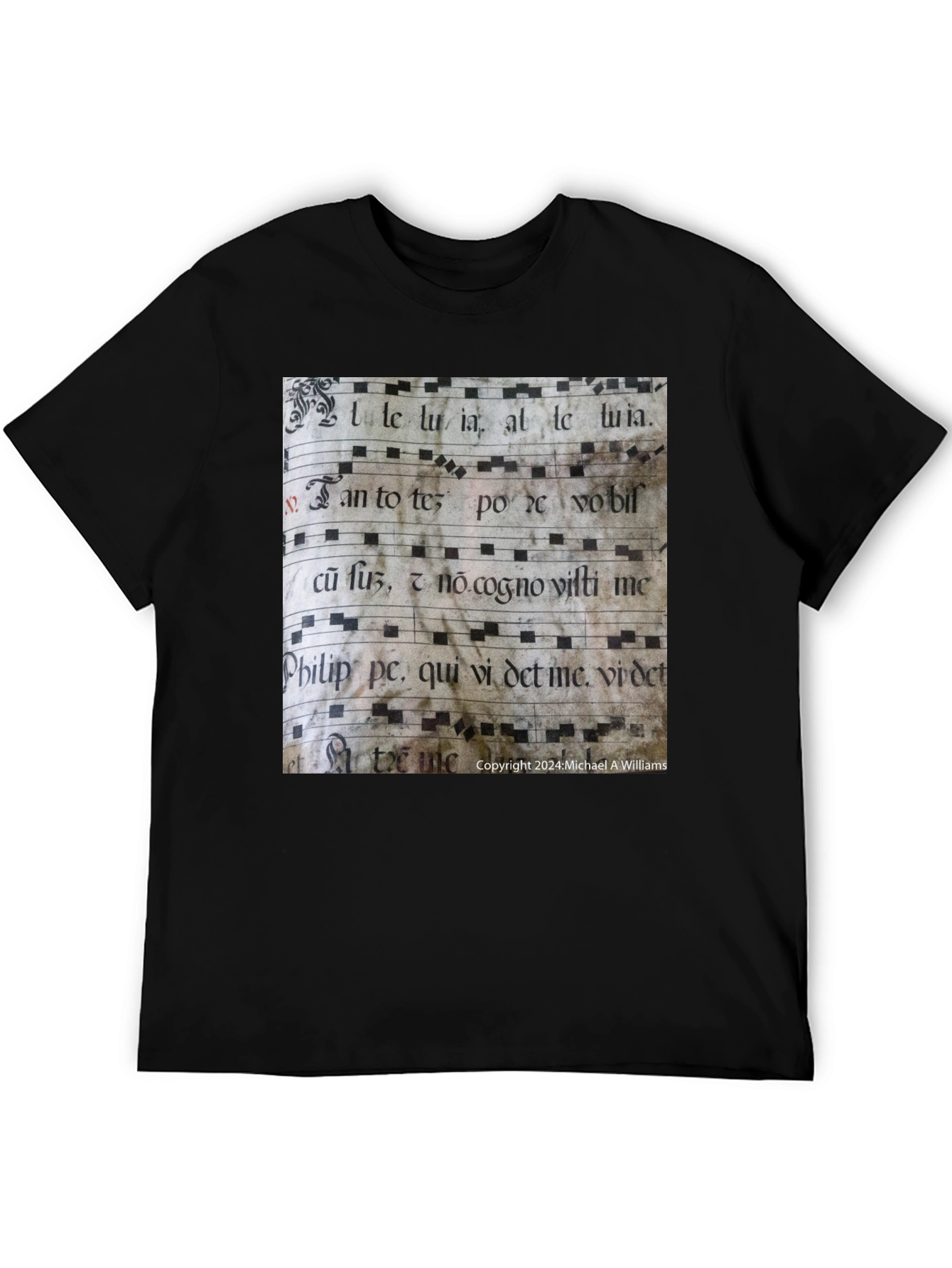 Vintage Sheet Music Graphic Tee