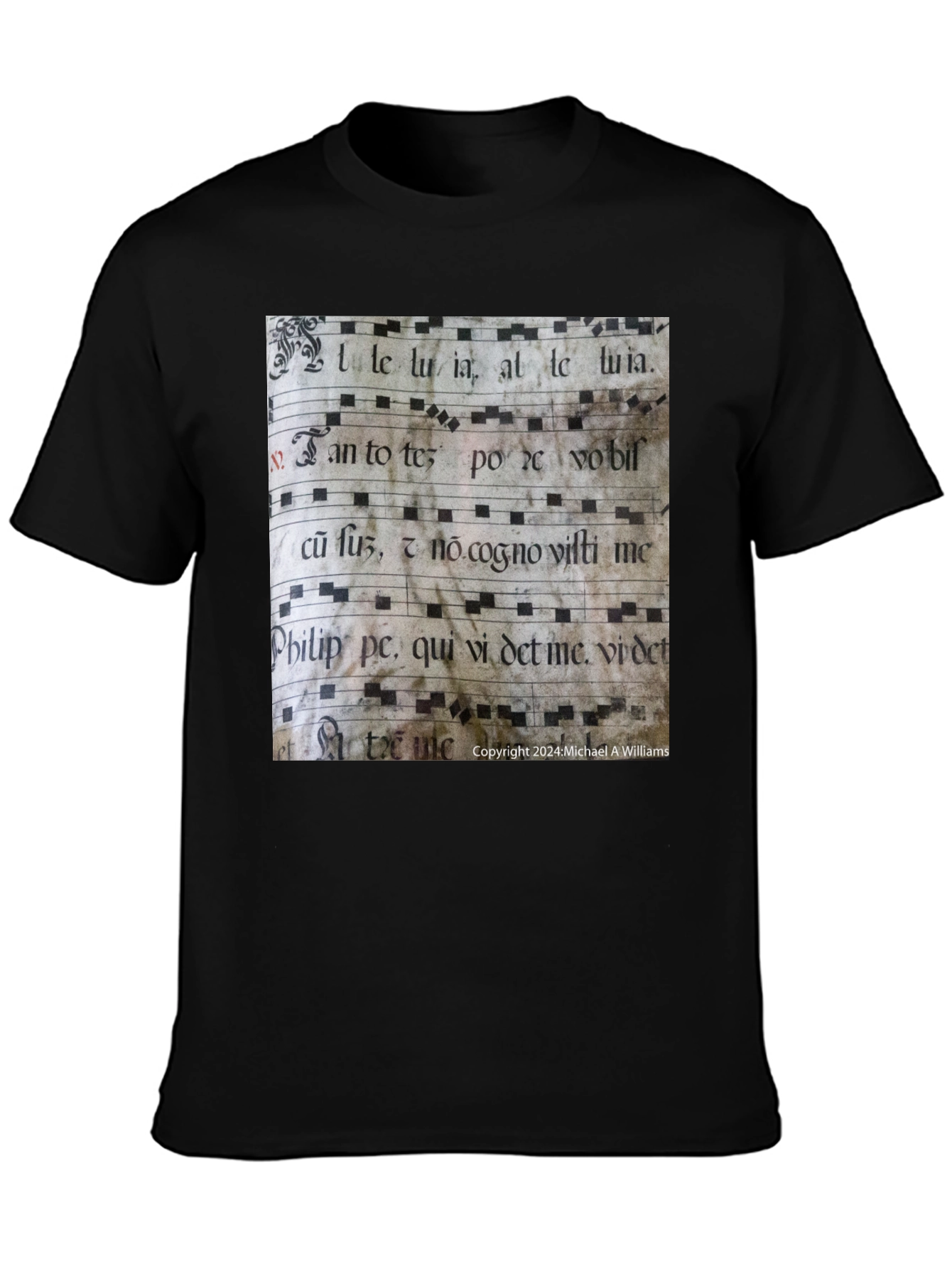 Vintage Sheet Music Graphic Tee