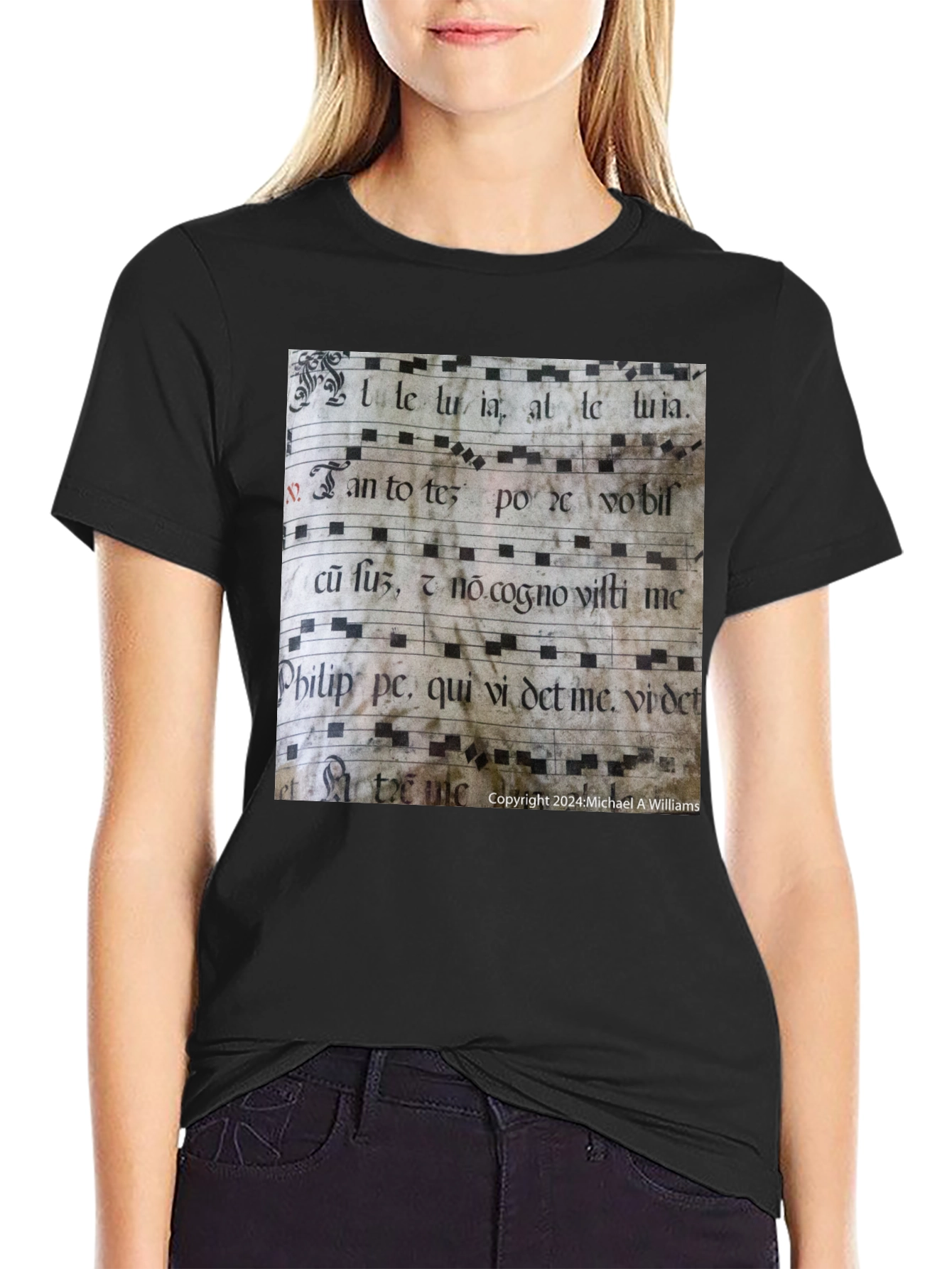 Vintage Sheet Music Graphic Tee