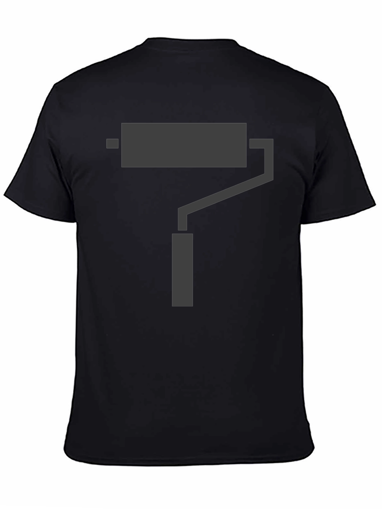Painter Roller Graphic Tee - Casual Cotton Shirt