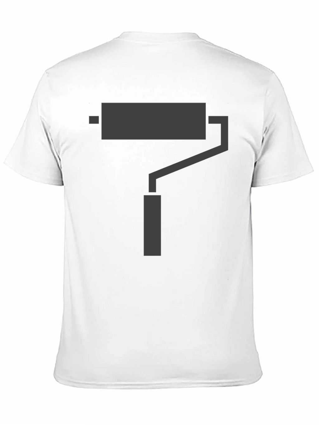 Painter Roller Graphic Tee - Casual Cotton Shirt