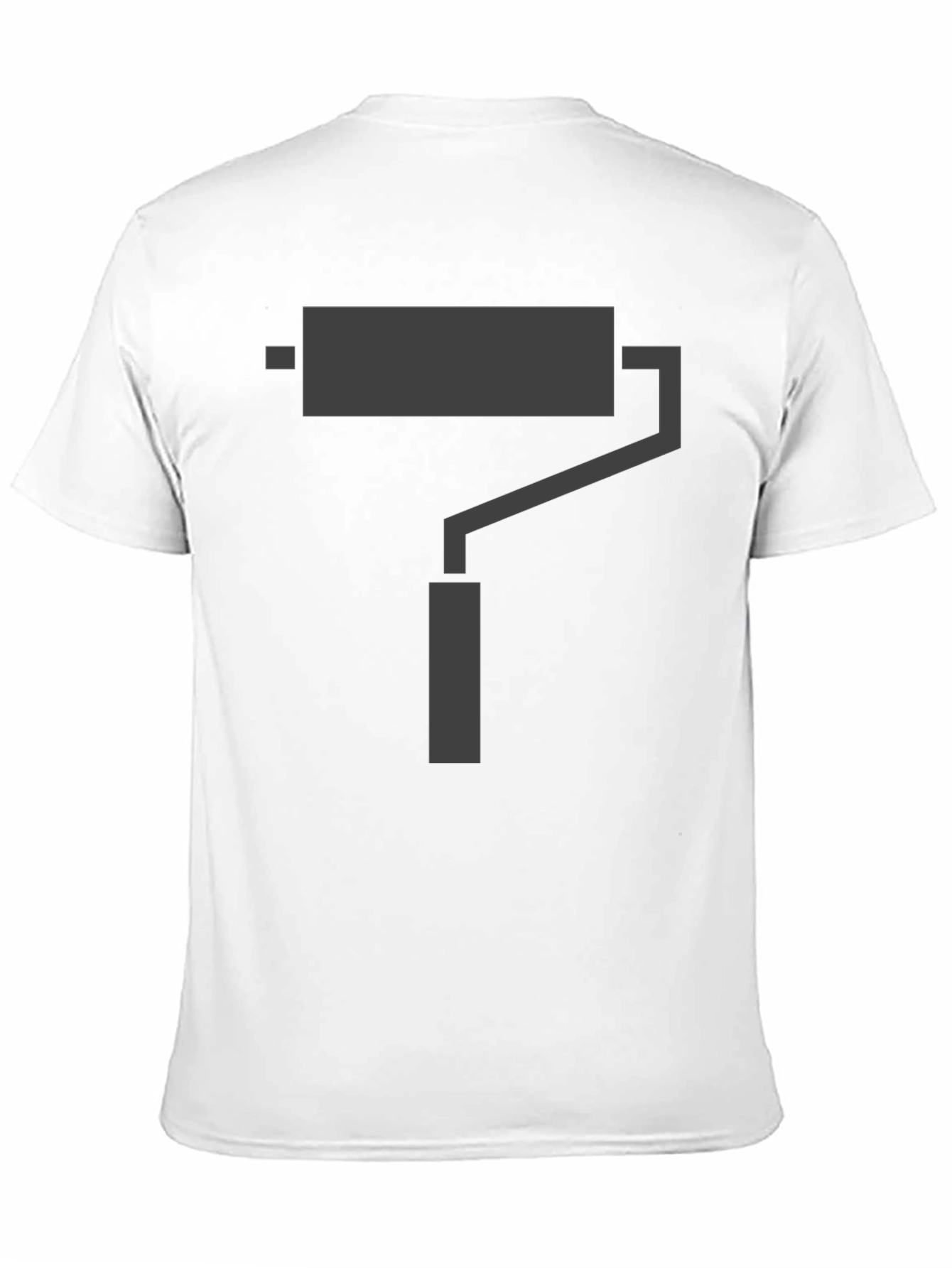Painter Roller Graphic Tee - Casual Cotton Shirt
