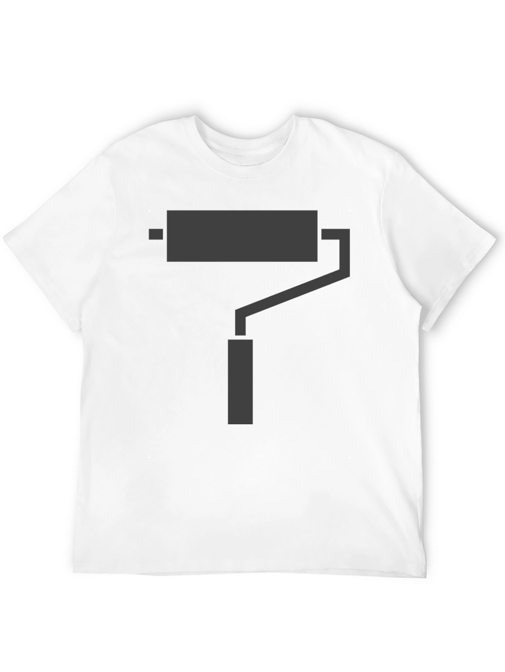 Painter Roller Graphic Tee - Casual Cotton Shirt