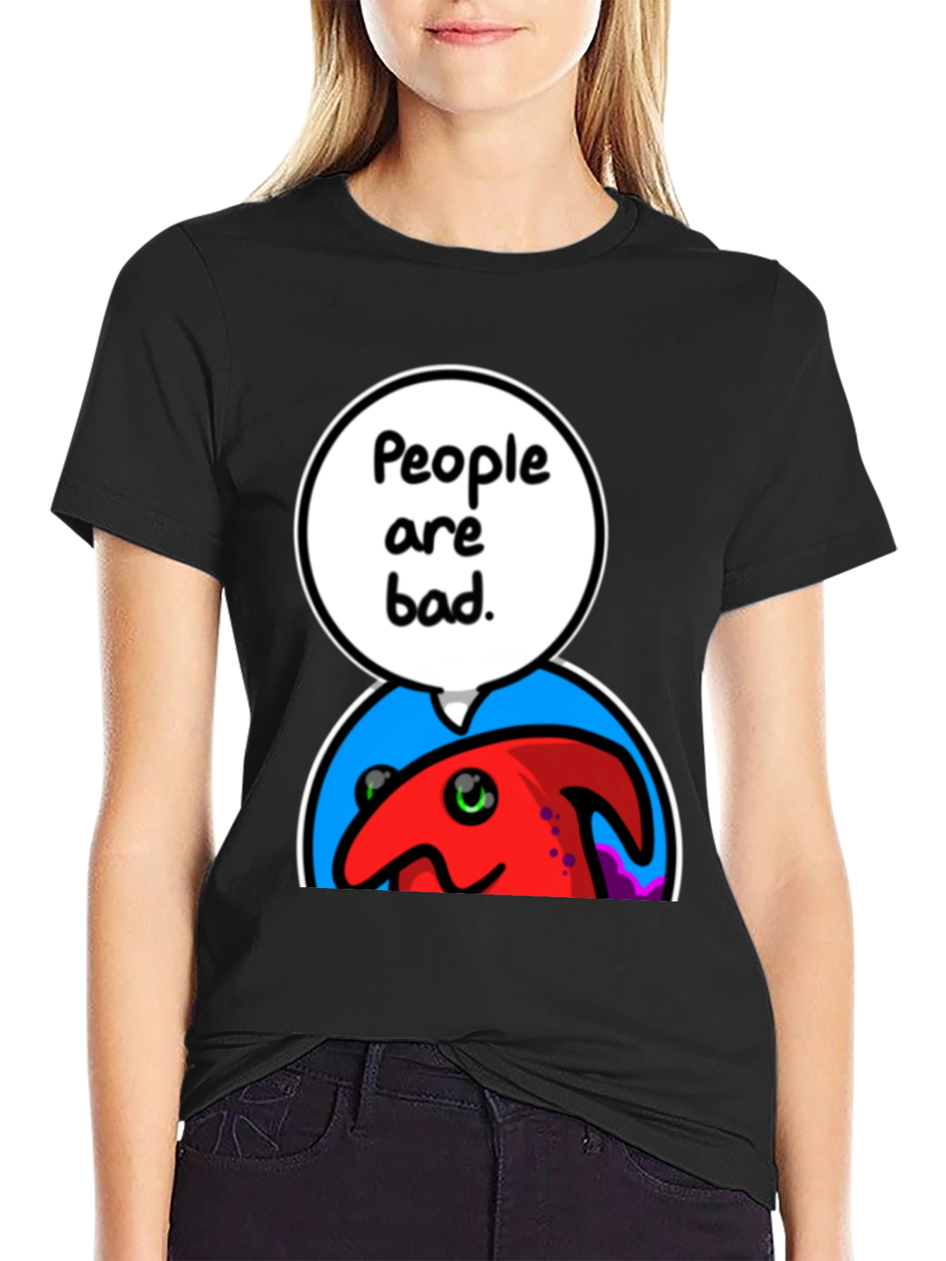 People Are Bad Graphic T-Shirt