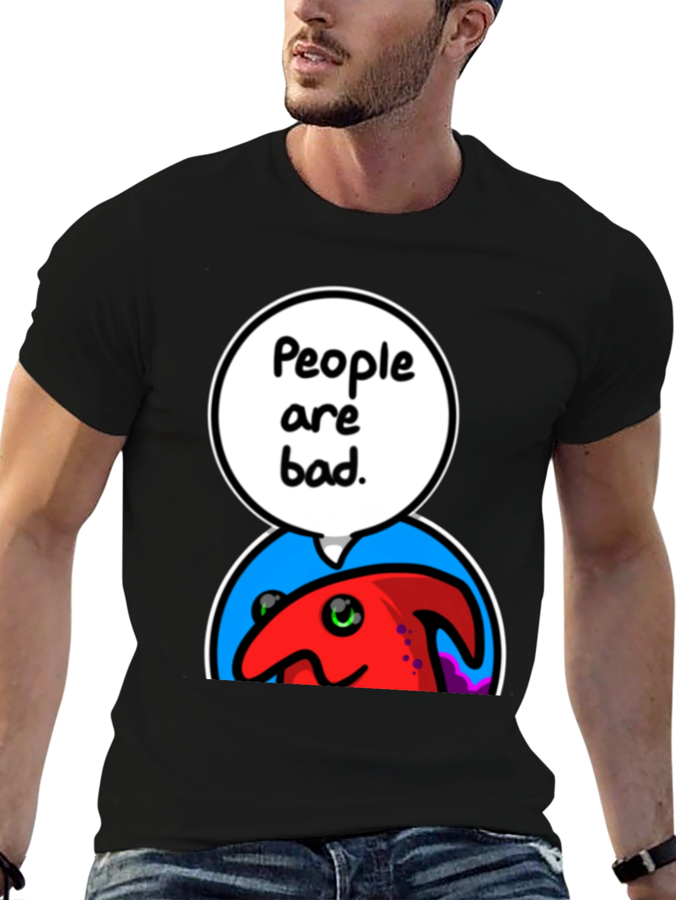 People Are Bad Graphic T-Shirt