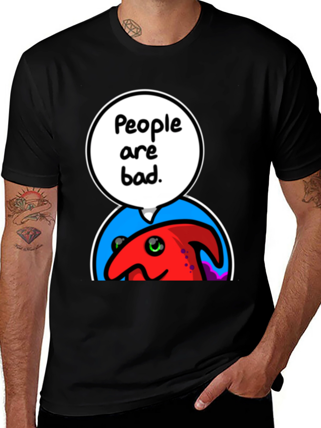People Are Bad Graphic T-Shirt