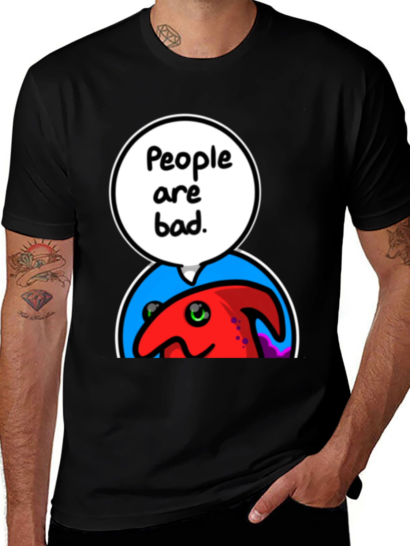 People Are Bad Graphic T-Shirt