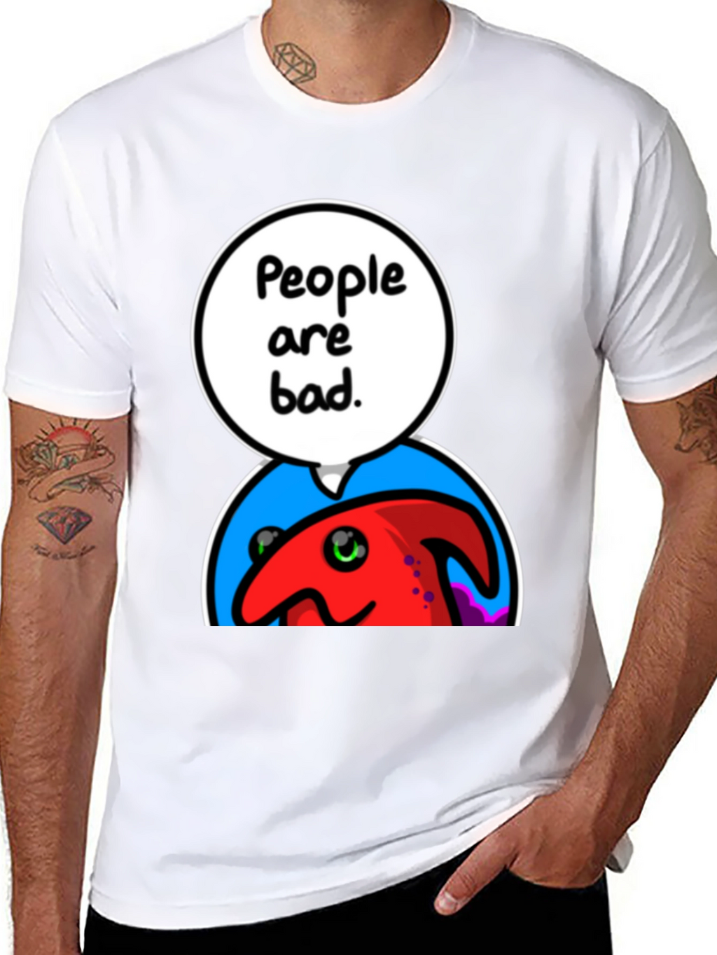People Are Bad Graphic T-Shirt