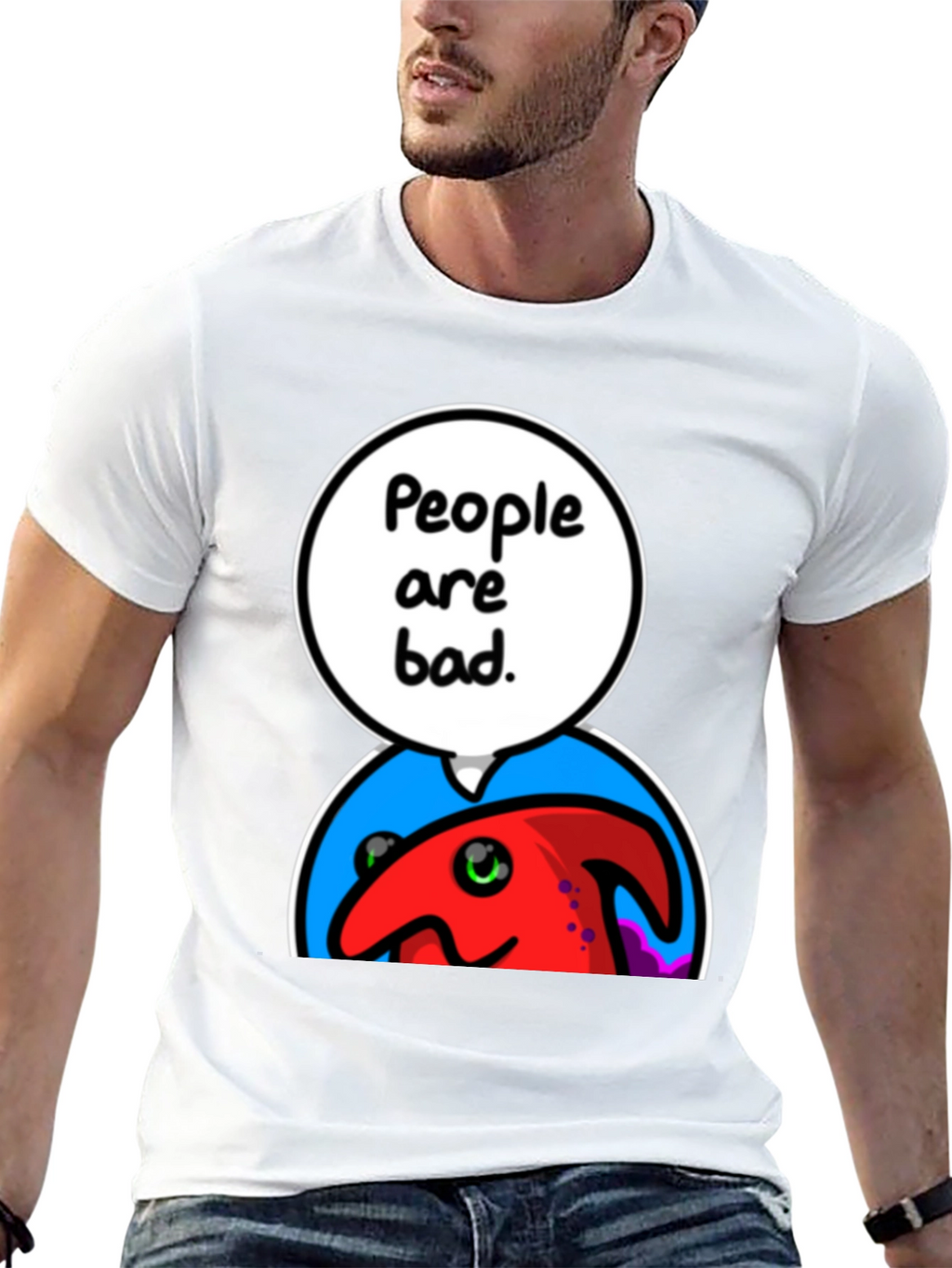 People Are Bad Graphic T-Shirt