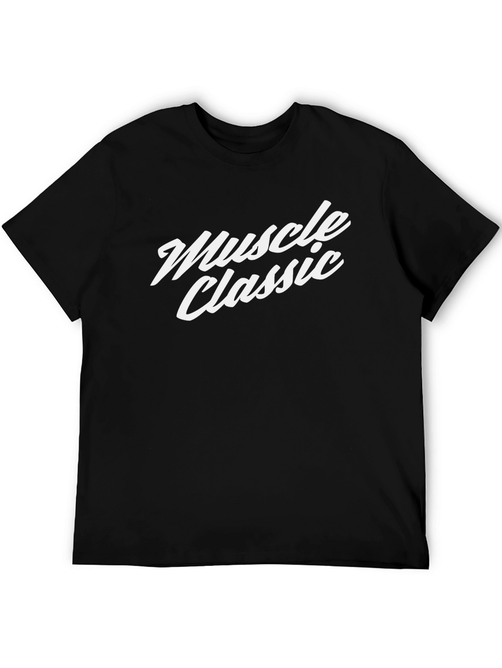Muscle Classic Black T-Shirt - Premium Cotton