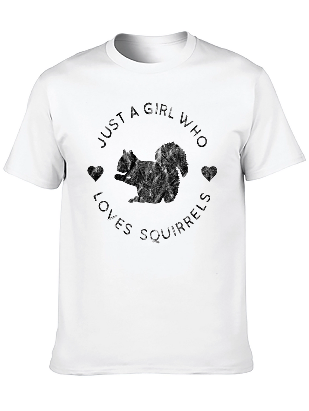 Girl Loves Squirrels Graphic Tee