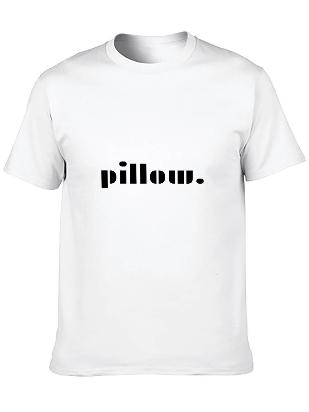 Mens Black pillow. Graphic T-Shirt