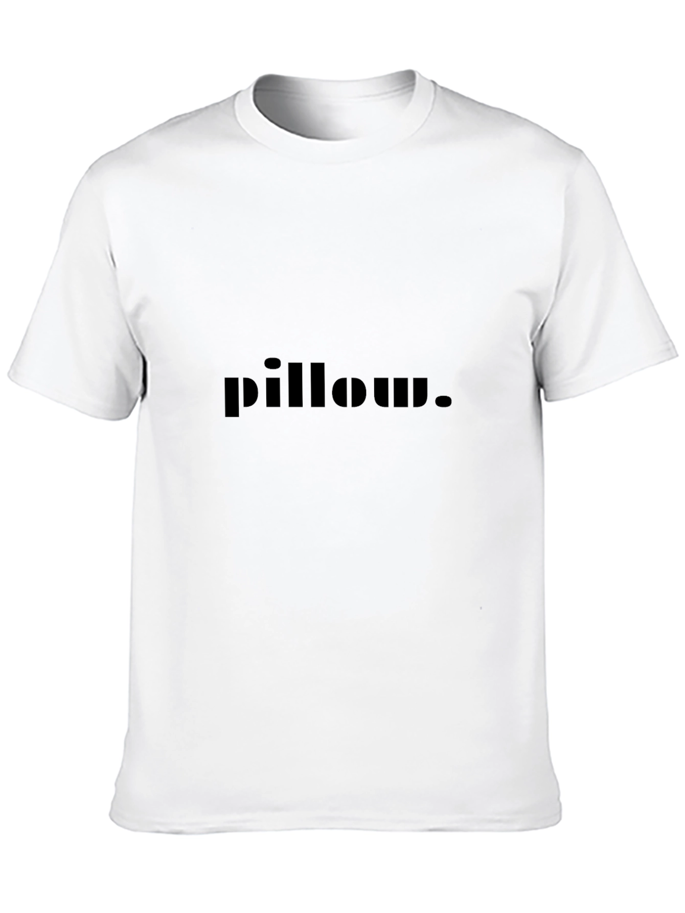 Mens Black pillow. Graphic T-Shirt
