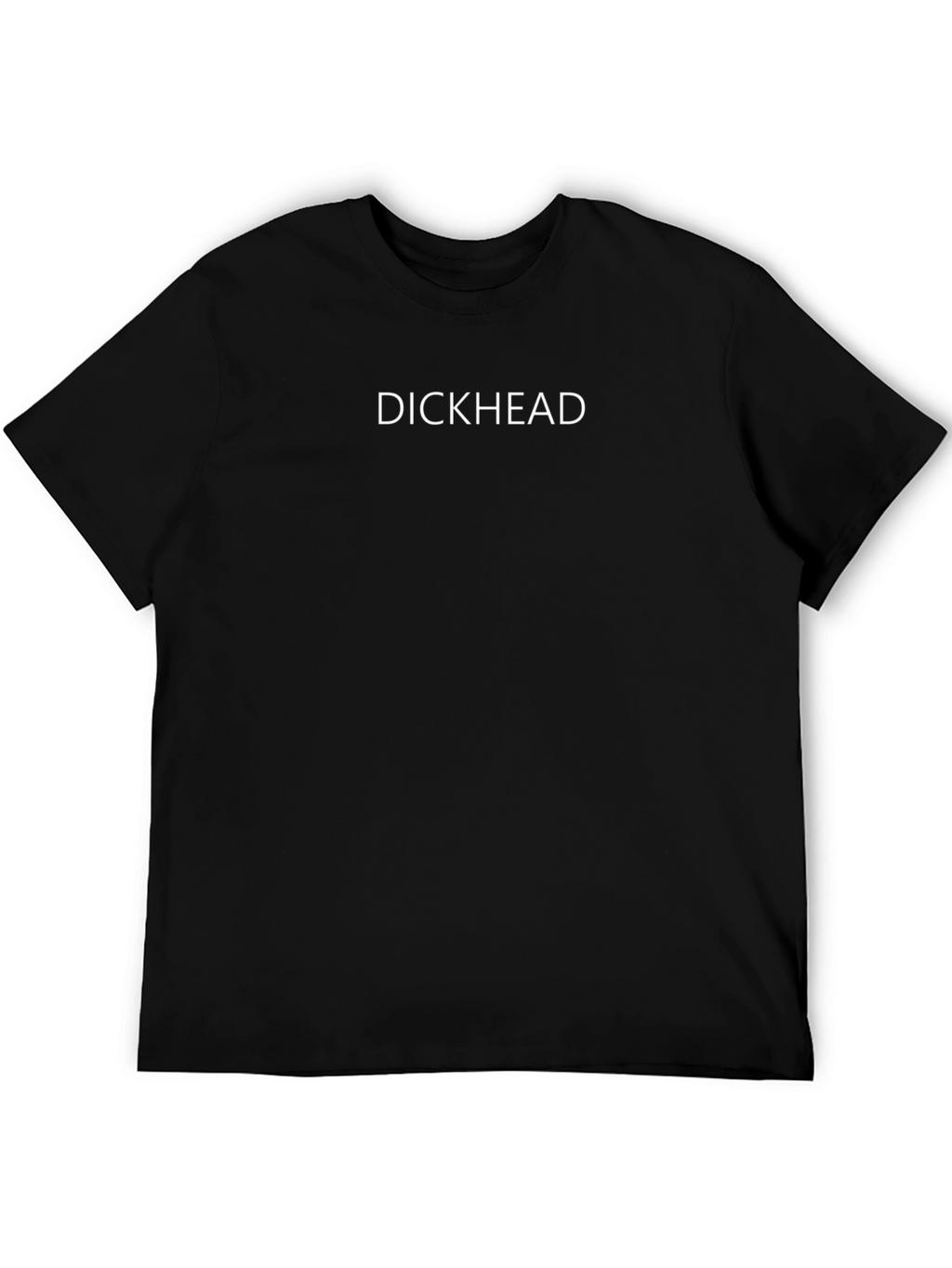 Edgy Dickhead Graphic T-Shirt - Casual Black Tee