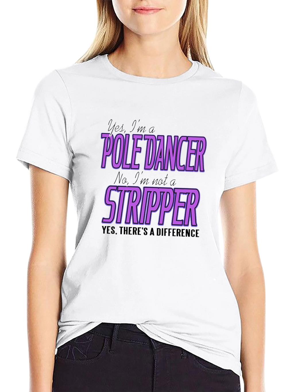 Pole Dancer T-Shirt - Yes Im a Pole Dancer
