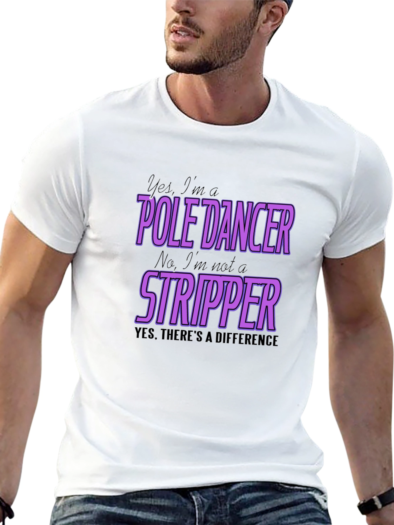 Pole Dancer T-Shirt - Yes Im a Pole Dancer