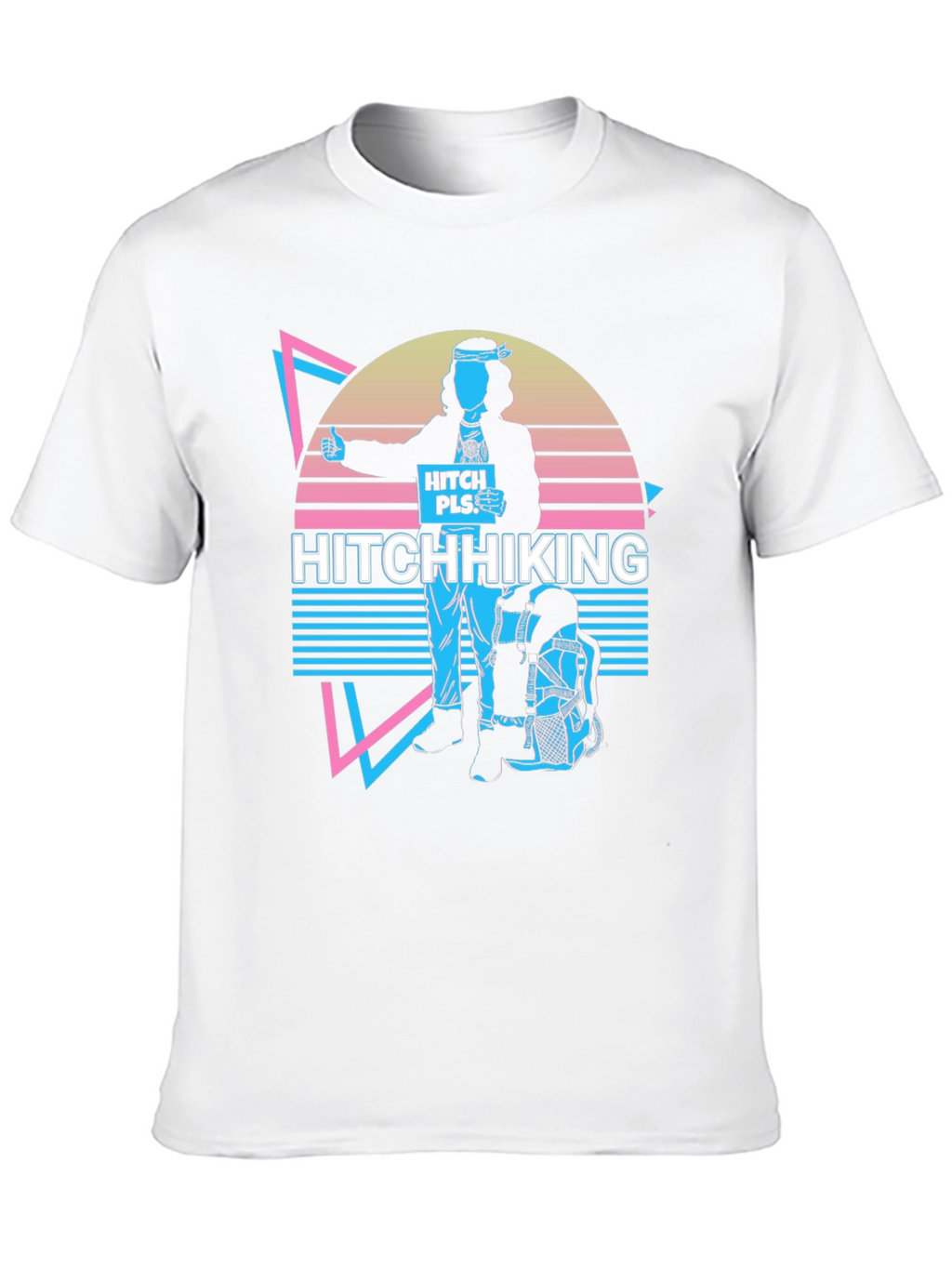 Hitchhiking Retro T-Shirt