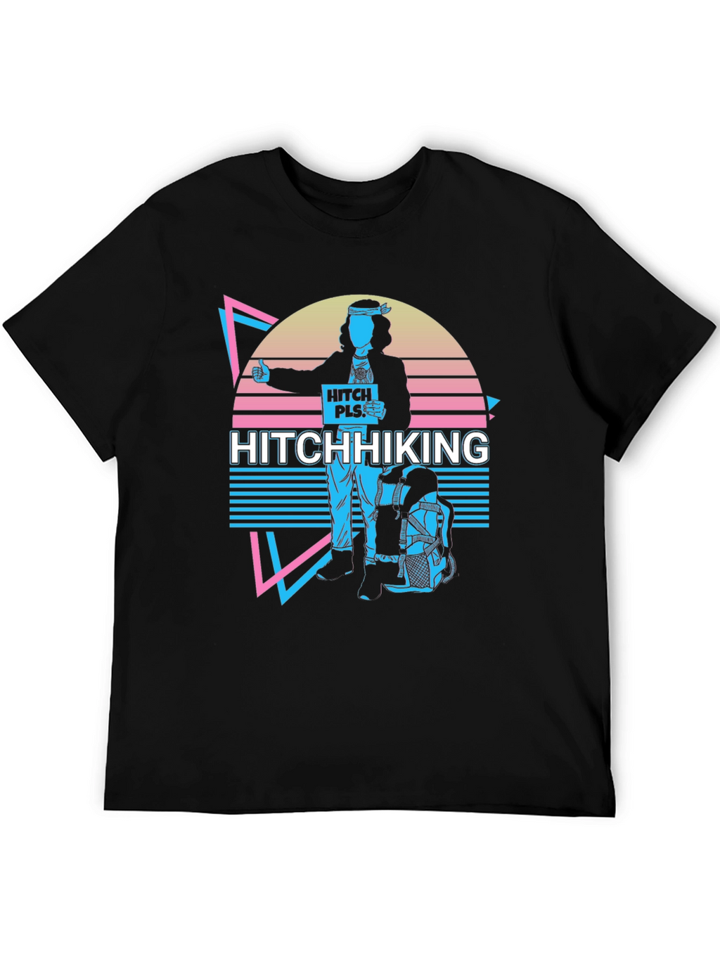 Hitchhiking Retro T-Shirt