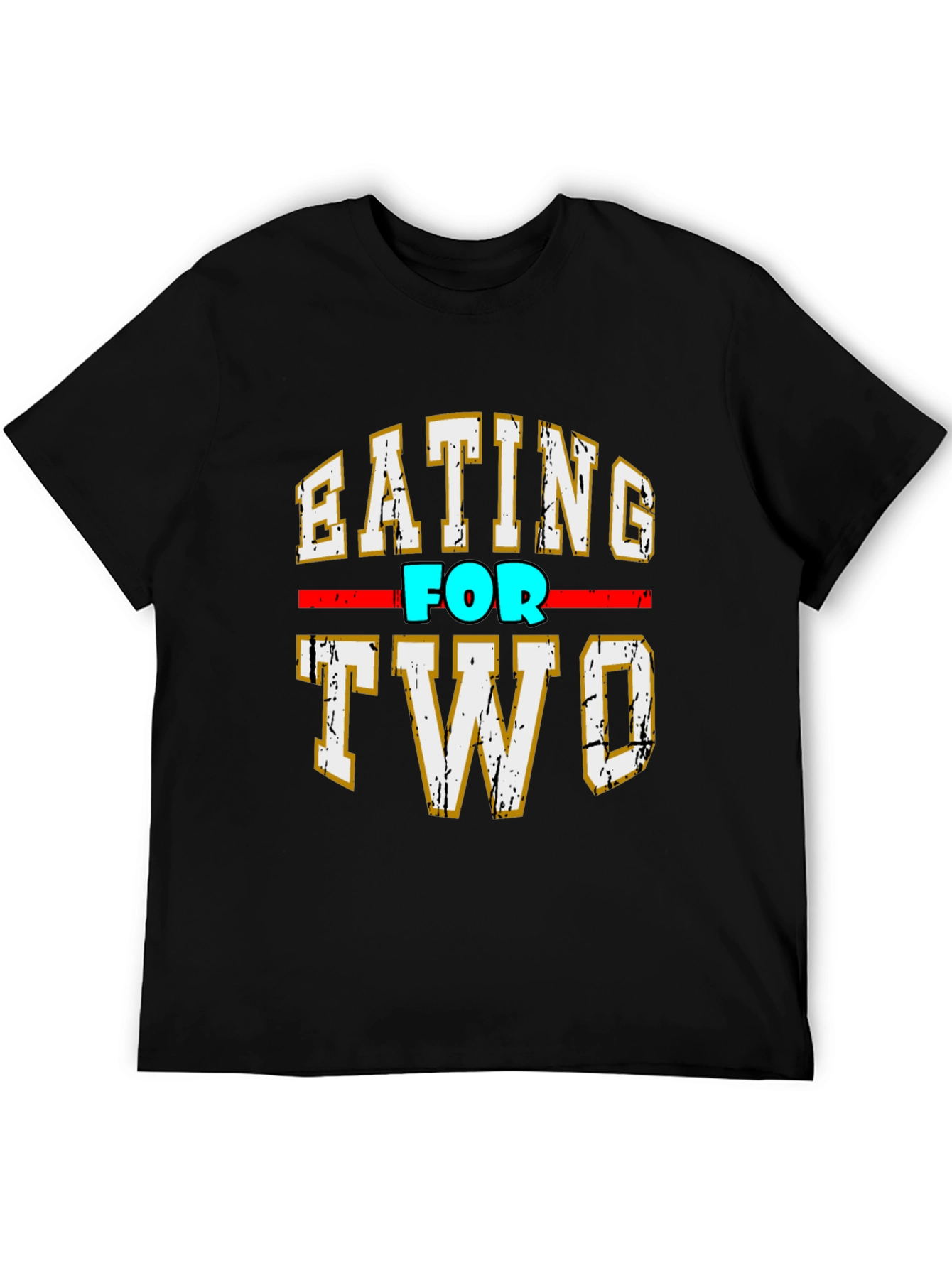 Eating For Two Graphic Tee - Pregnancy Announcement Shirt