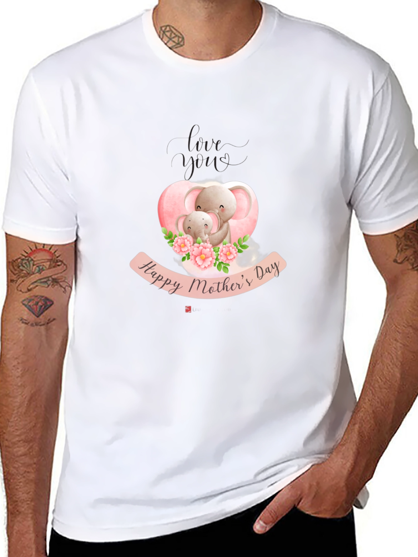 Happy Mothers Day Elephant T-Shirt