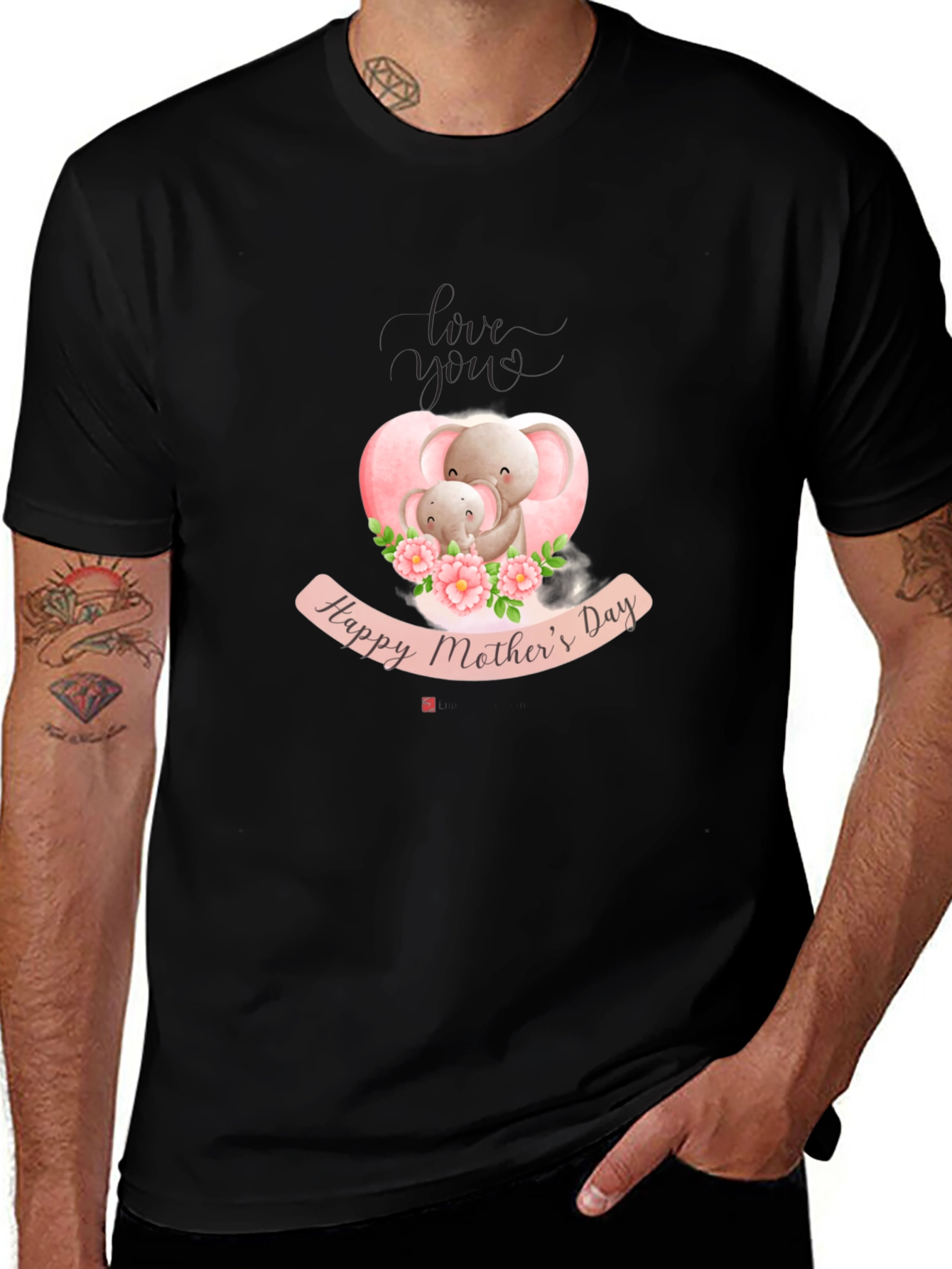 Happy Mothers Day Elephant T-Shirt