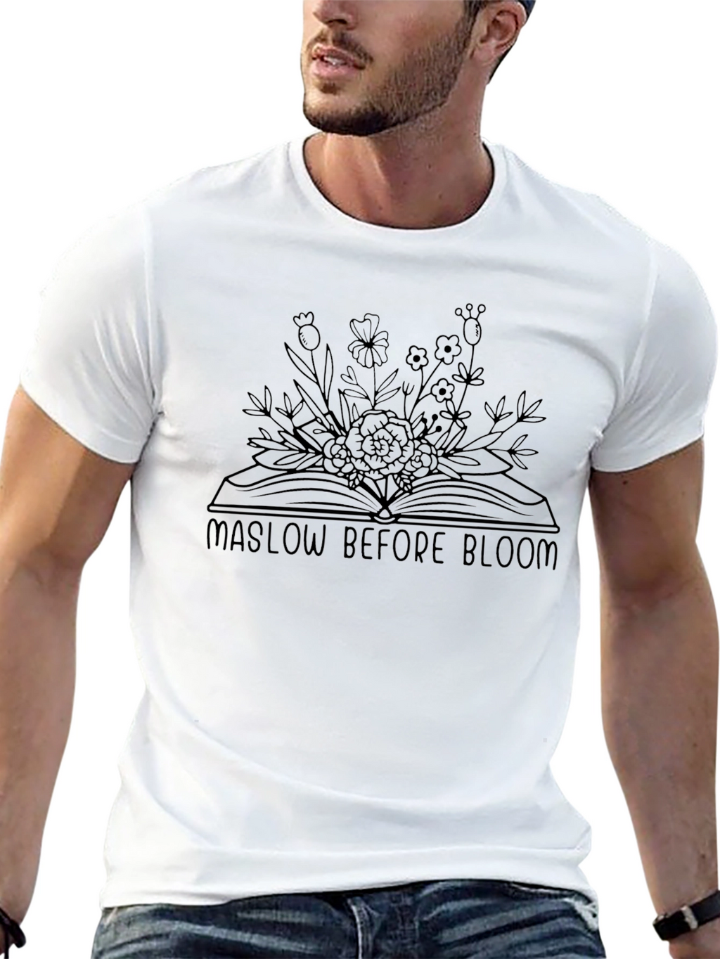 Maslow Before Bloom Graphic T-Shirt