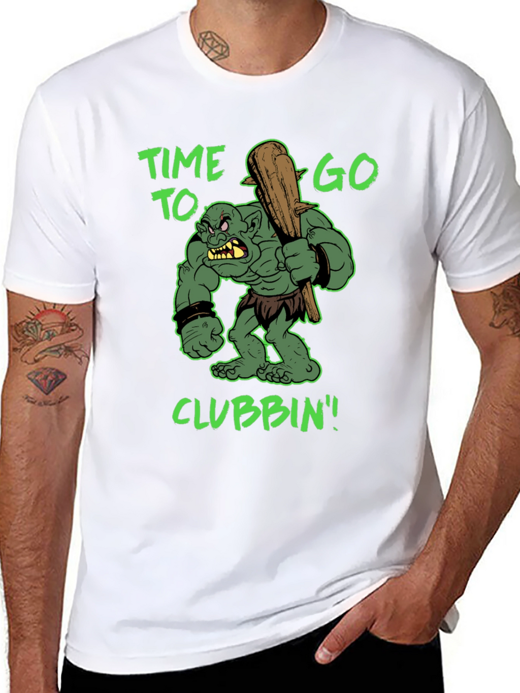 Time to Go Clubbin Graphic Tee