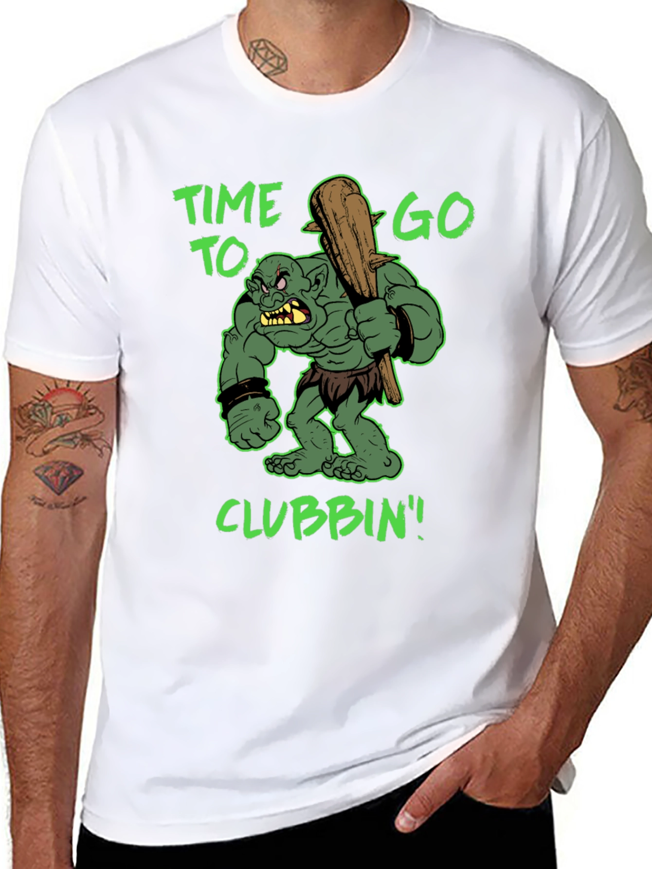 Time to Go Clubbin Graphic Tee