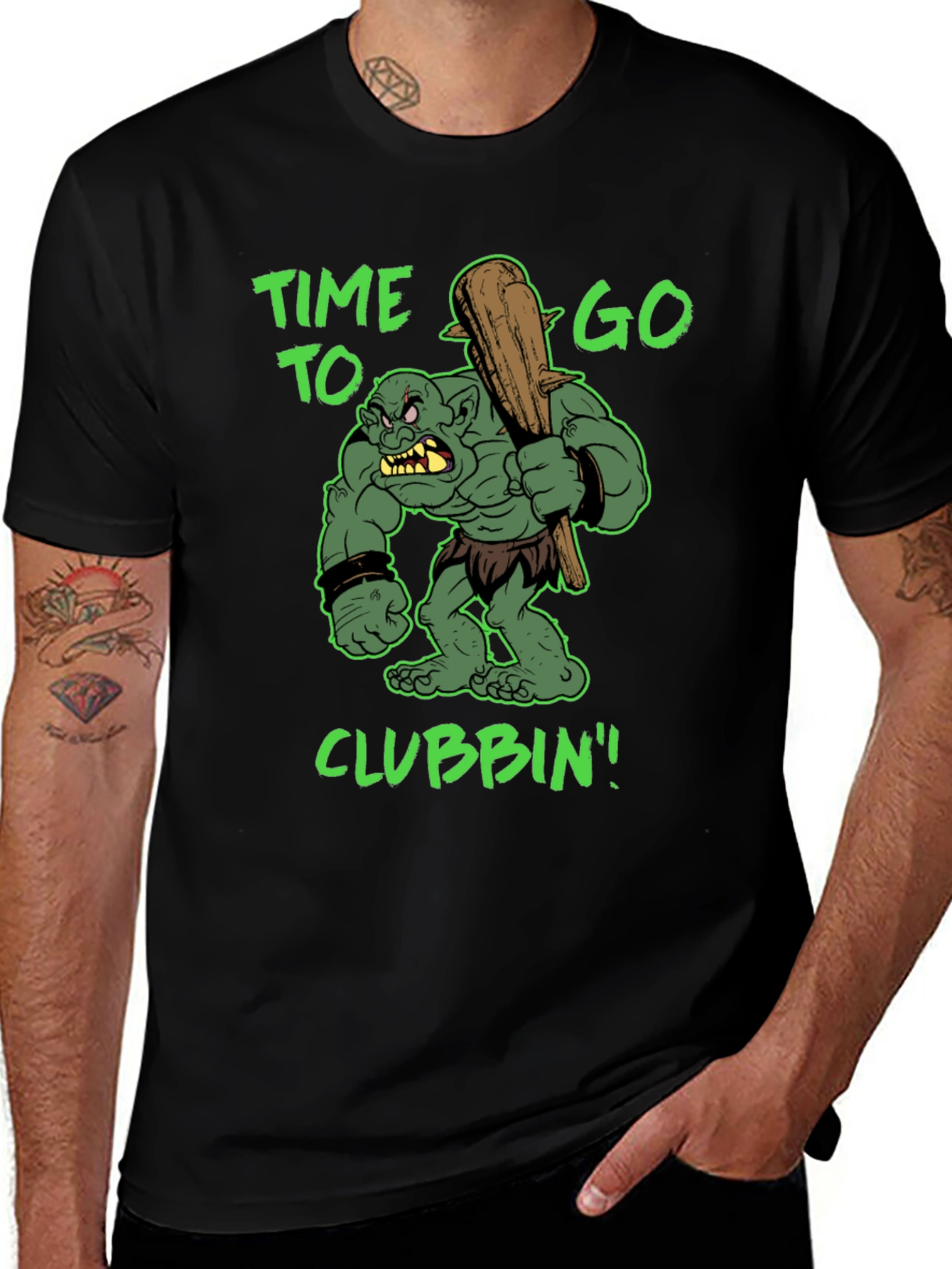 Time to Go Clubbin Graphic Tee