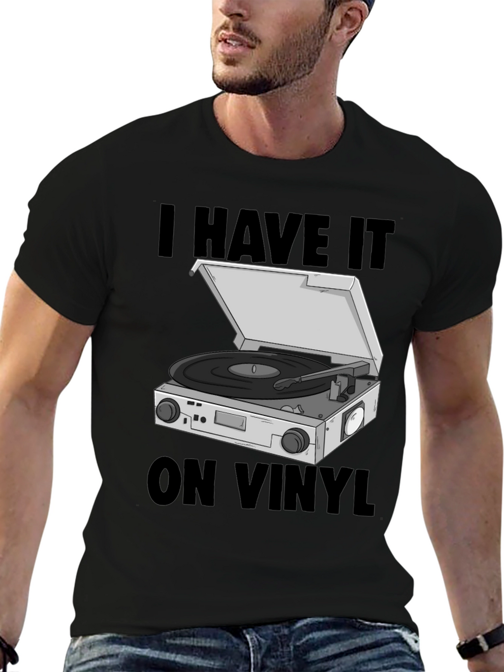 I Have it On Vinyl Graphic T-Shirt
