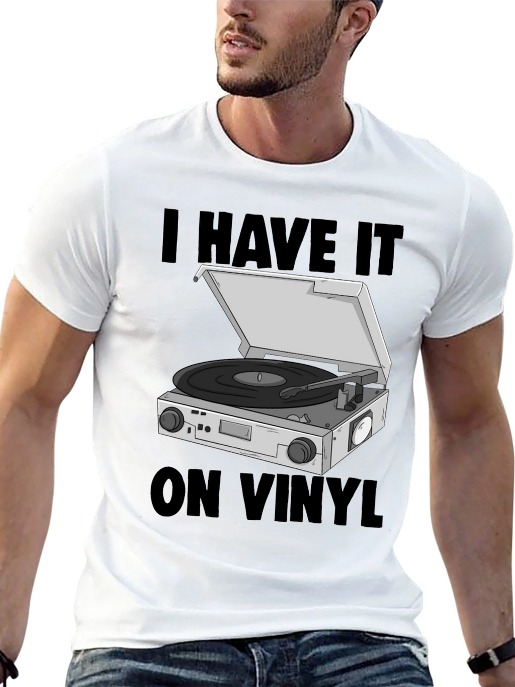 I Have it On Vinyl Graphic T-Shirt