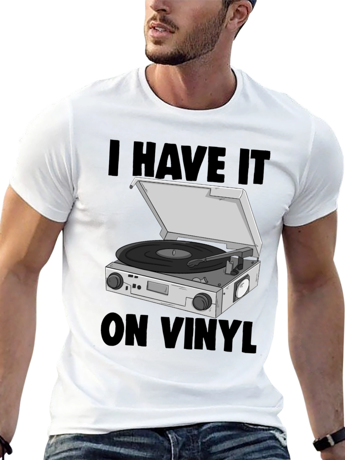 I Have it On Vinyl Graphic T-Shirt