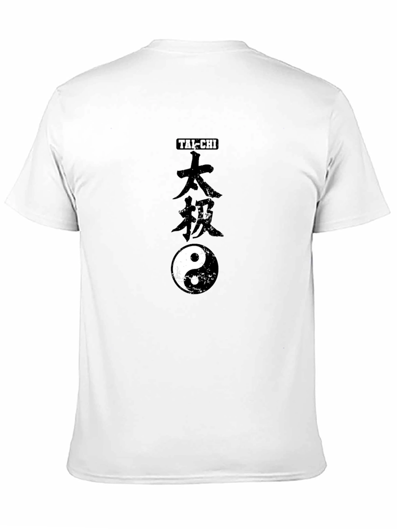Tai-Chi Yin Yang Graphic Tee - Black Cotton T-Shirt