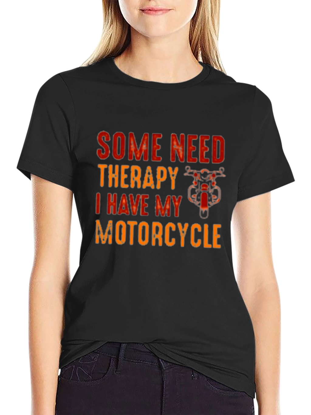 Therapy Motorcycle Black T-Shirt