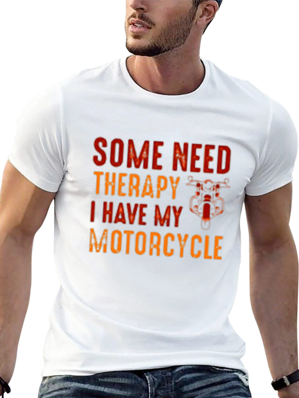 Therapy Motorcycle Black T-Shirt