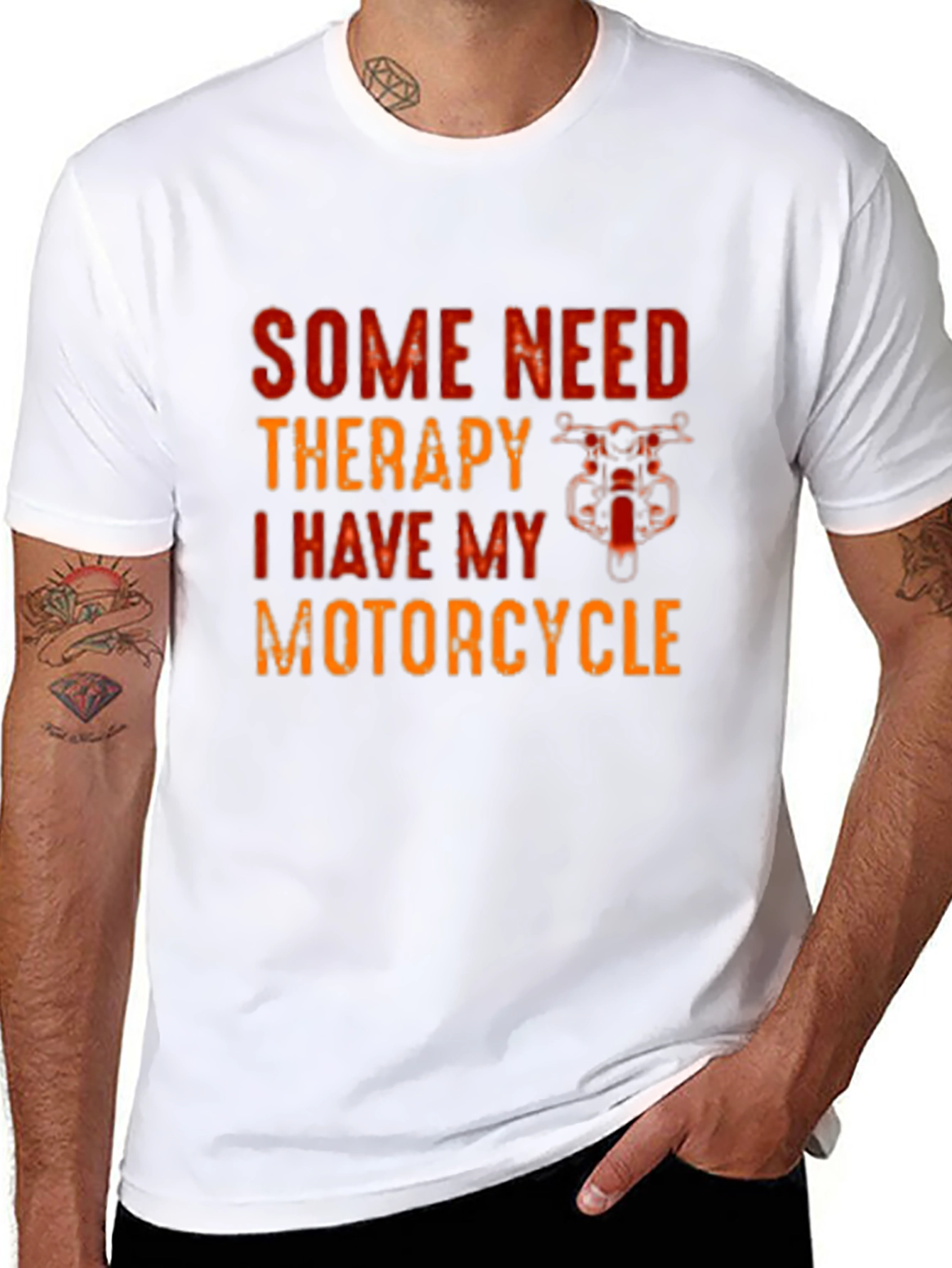 Therapy Motorcycle Black T-Shirt