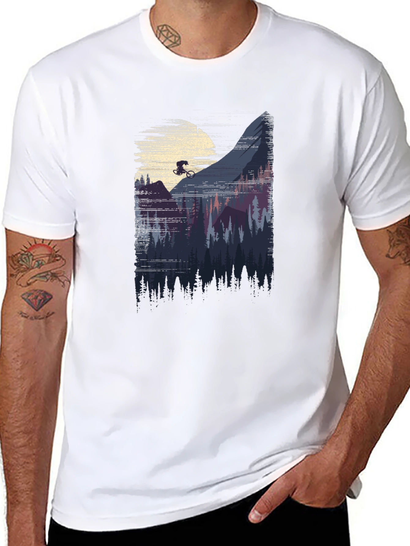 Mountain Biker Graphic Tee