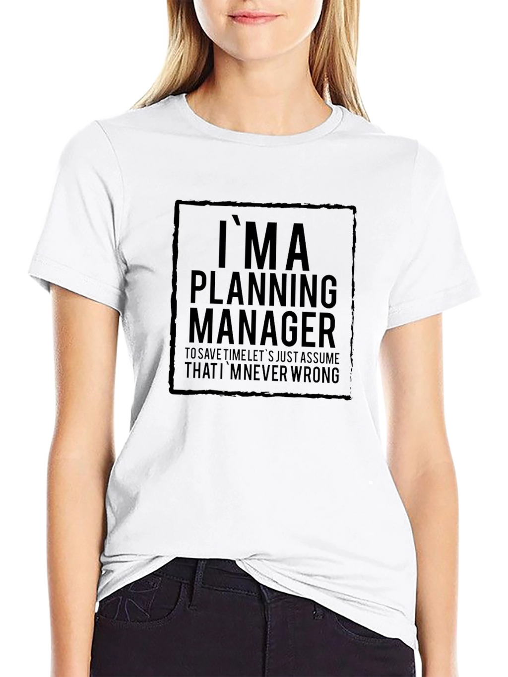 Im a Planning Manager Black T-Shirt