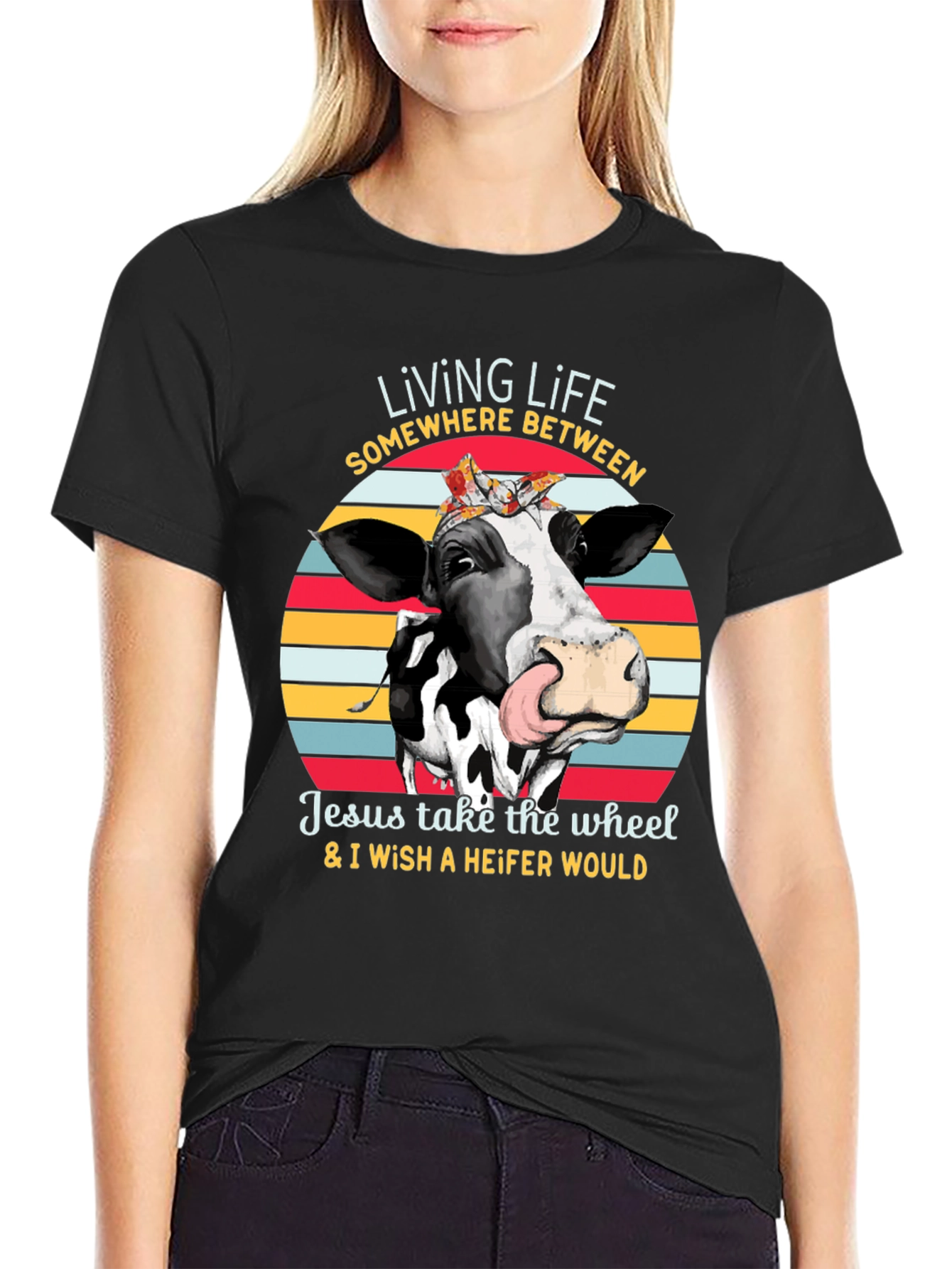 Cow Heifer Graphic Tee