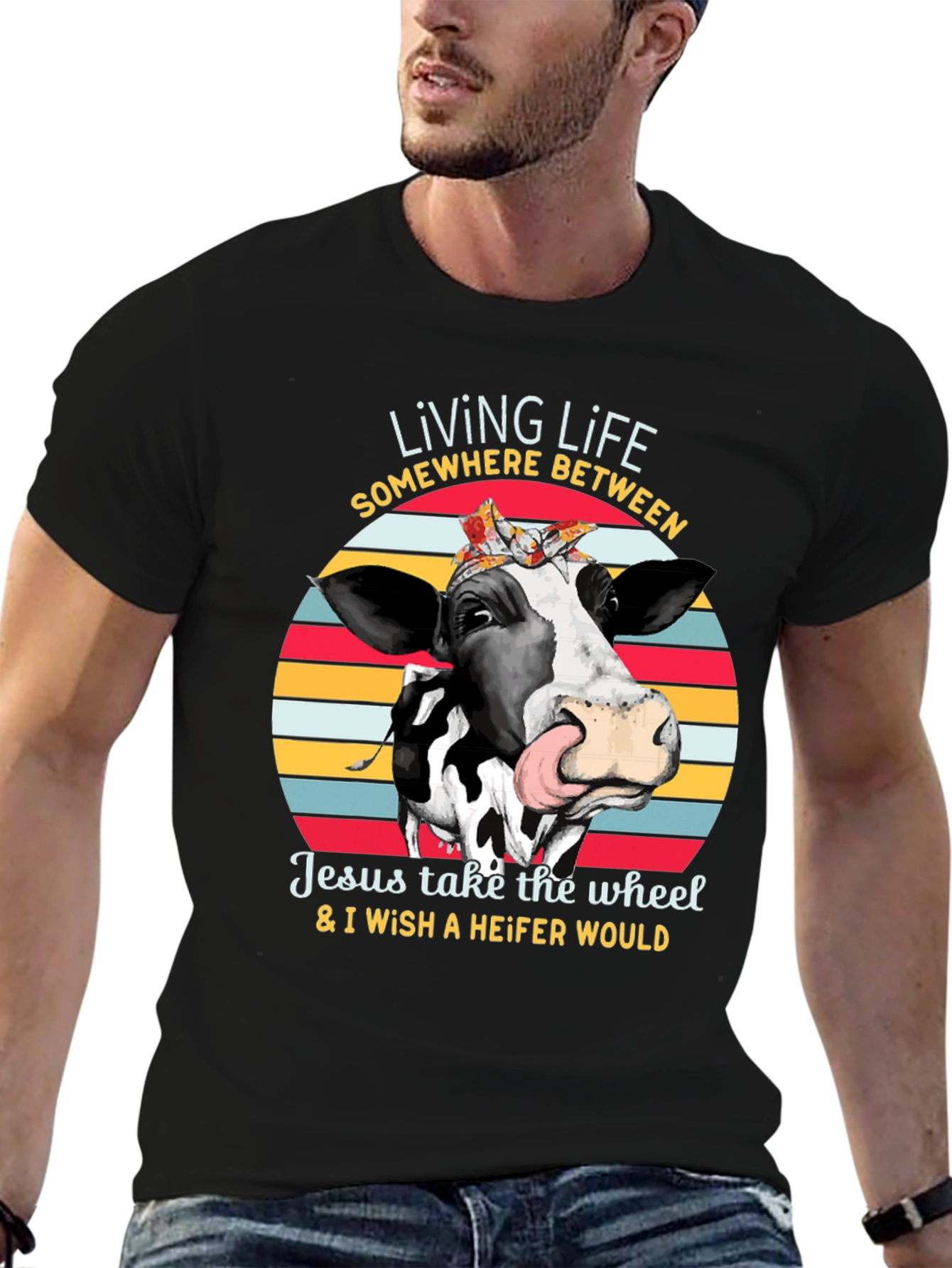 Cow Heifer Graphic Tee