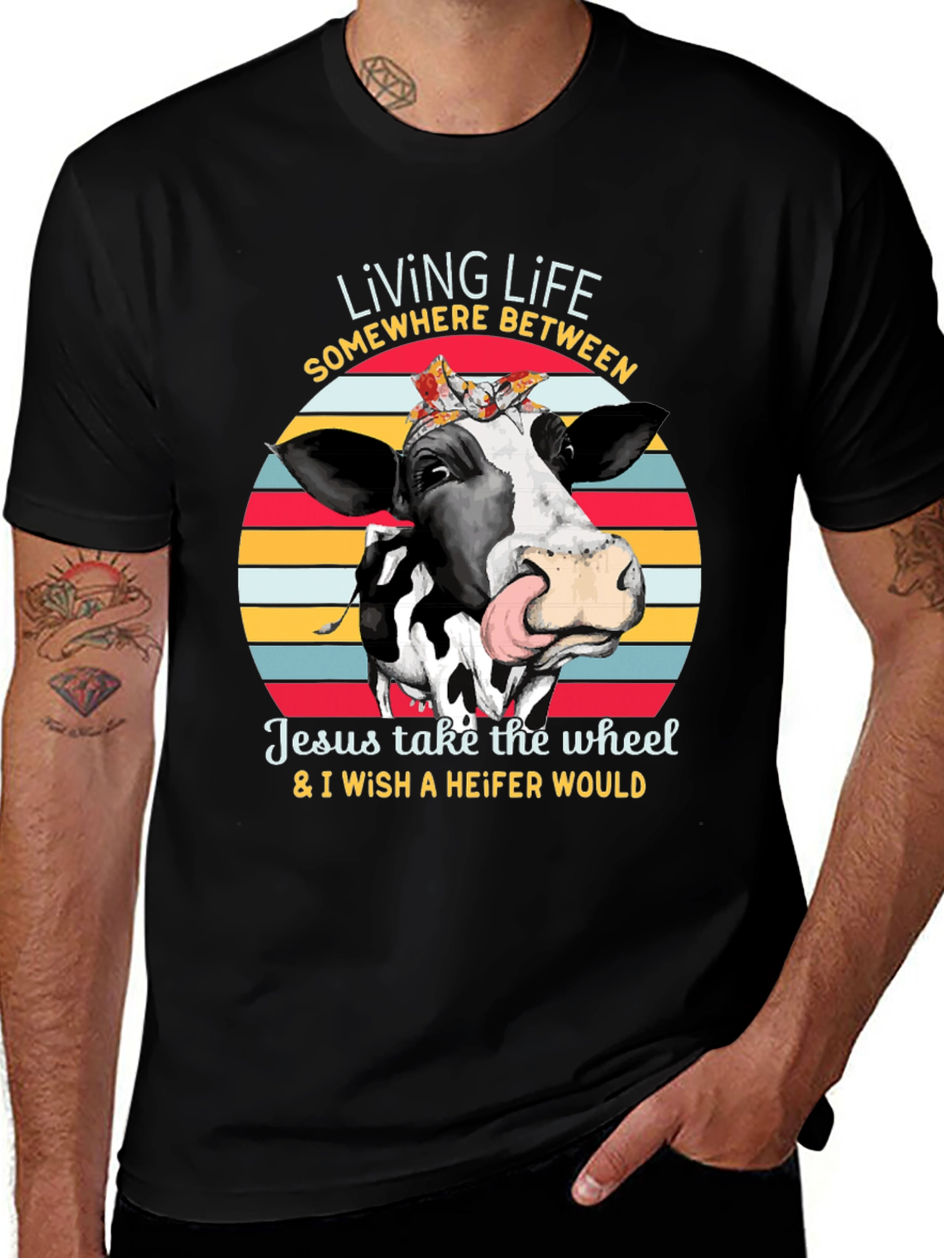 Cow Heifer Graphic Tee