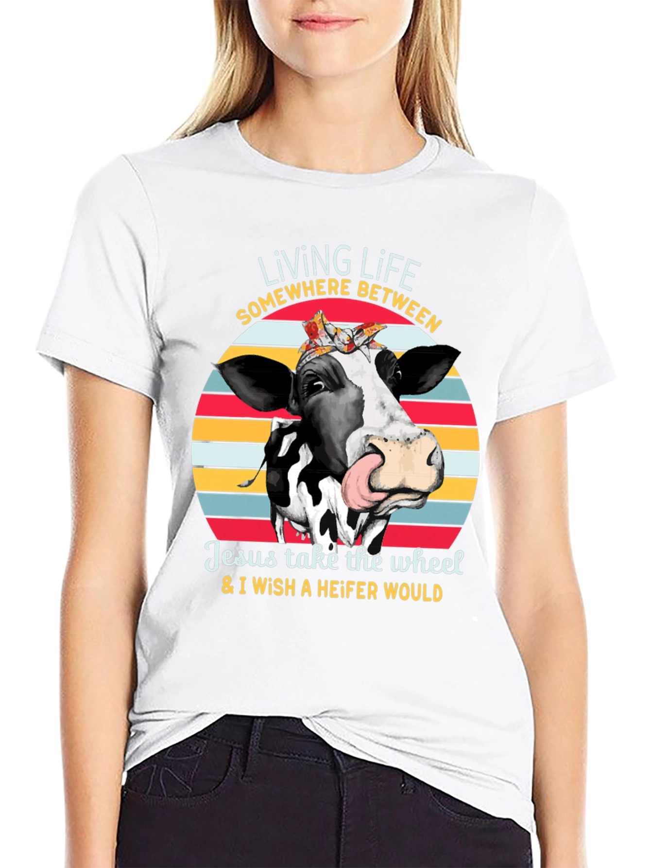 Cow Heifer Graphic Tee