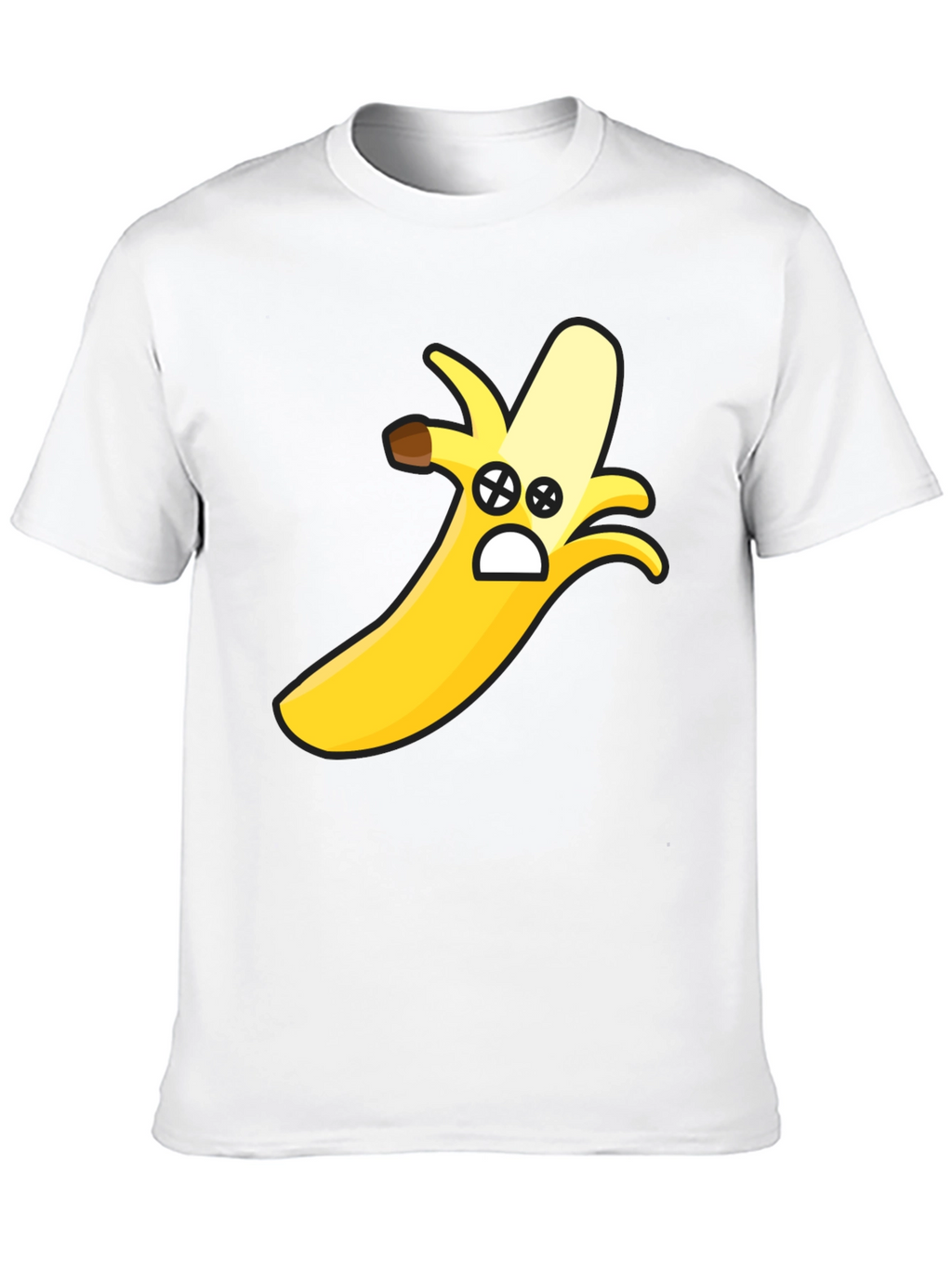 Funny Banana Face Graphic T-Shirt