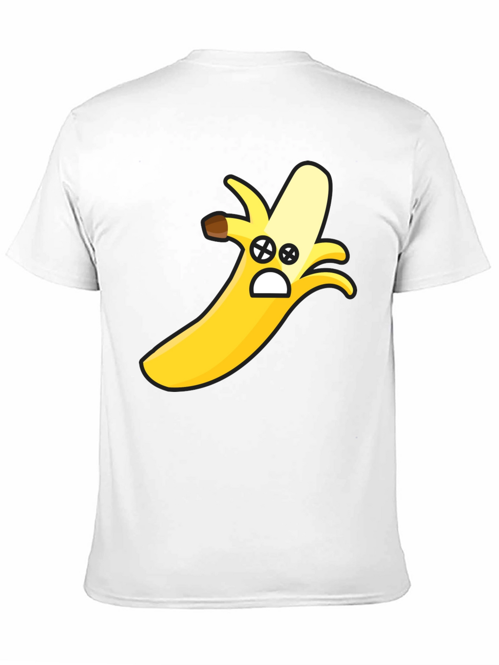 Funny Banana Face Graphic T-Shirt