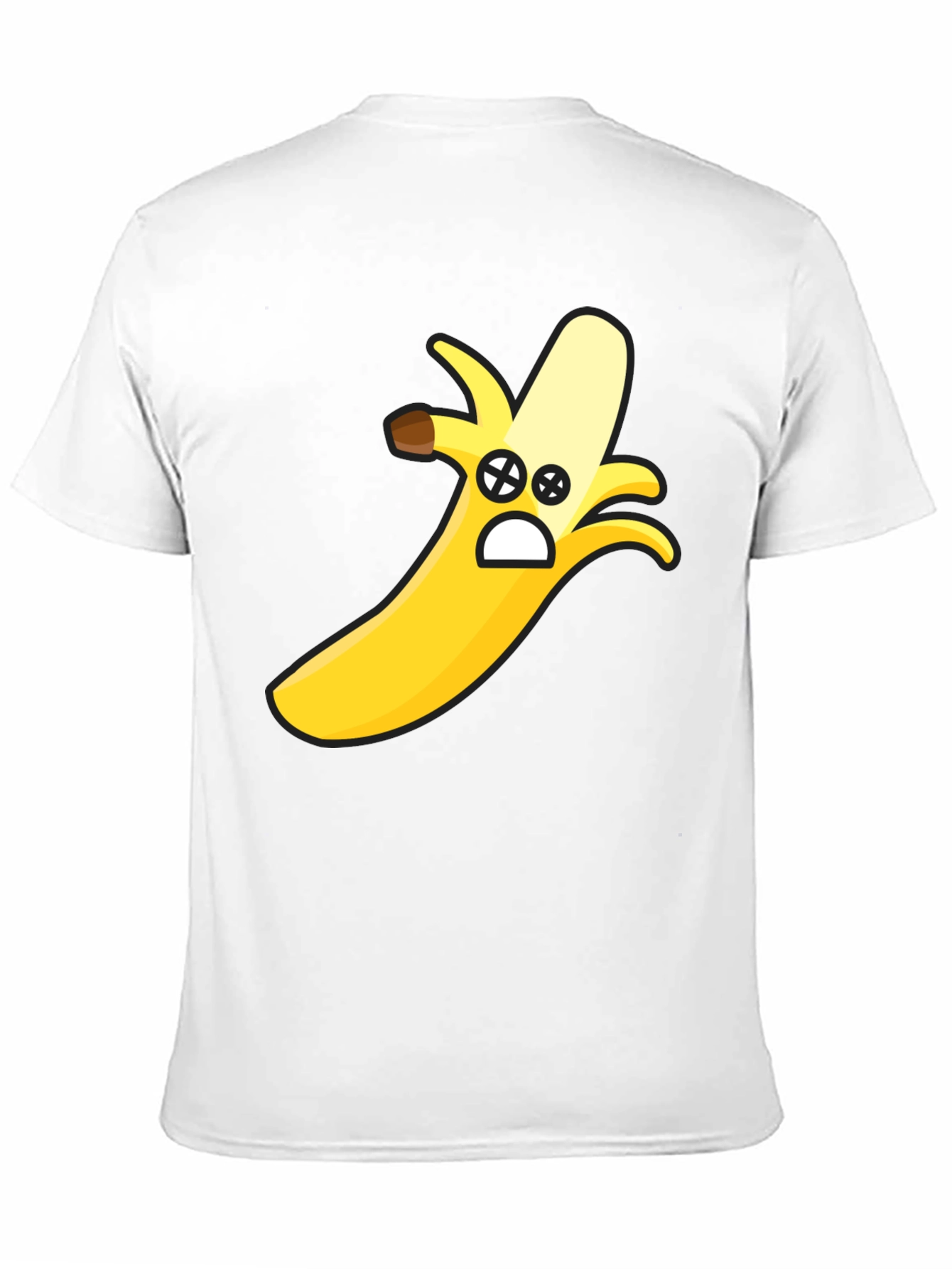 Funny Banana Face Graphic T-Shirt