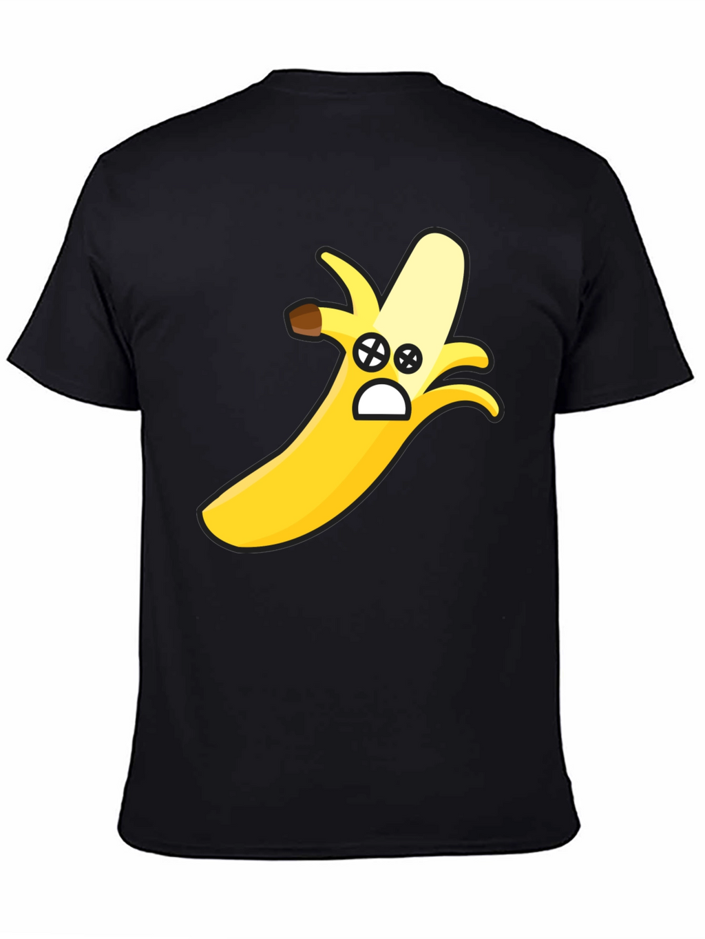 Funny Banana Face Graphic T-Shirt