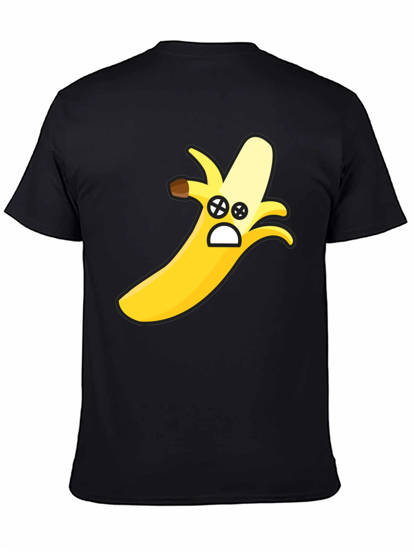 Funny Banana Face Graphic T-Shirt
