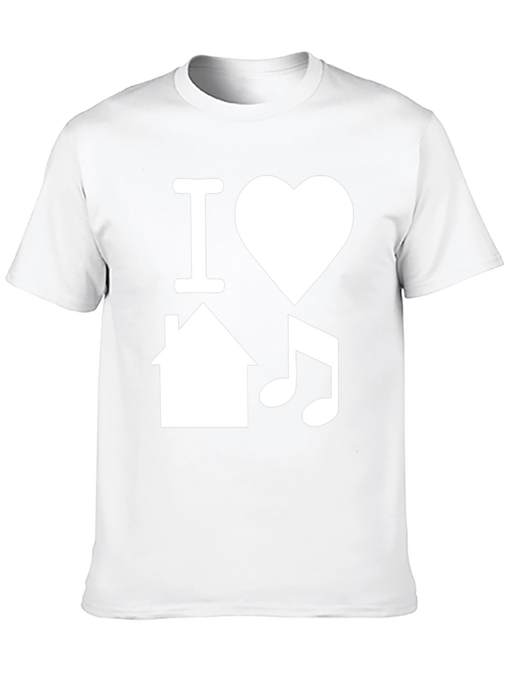 I Love House Music Graphic T-Shirt