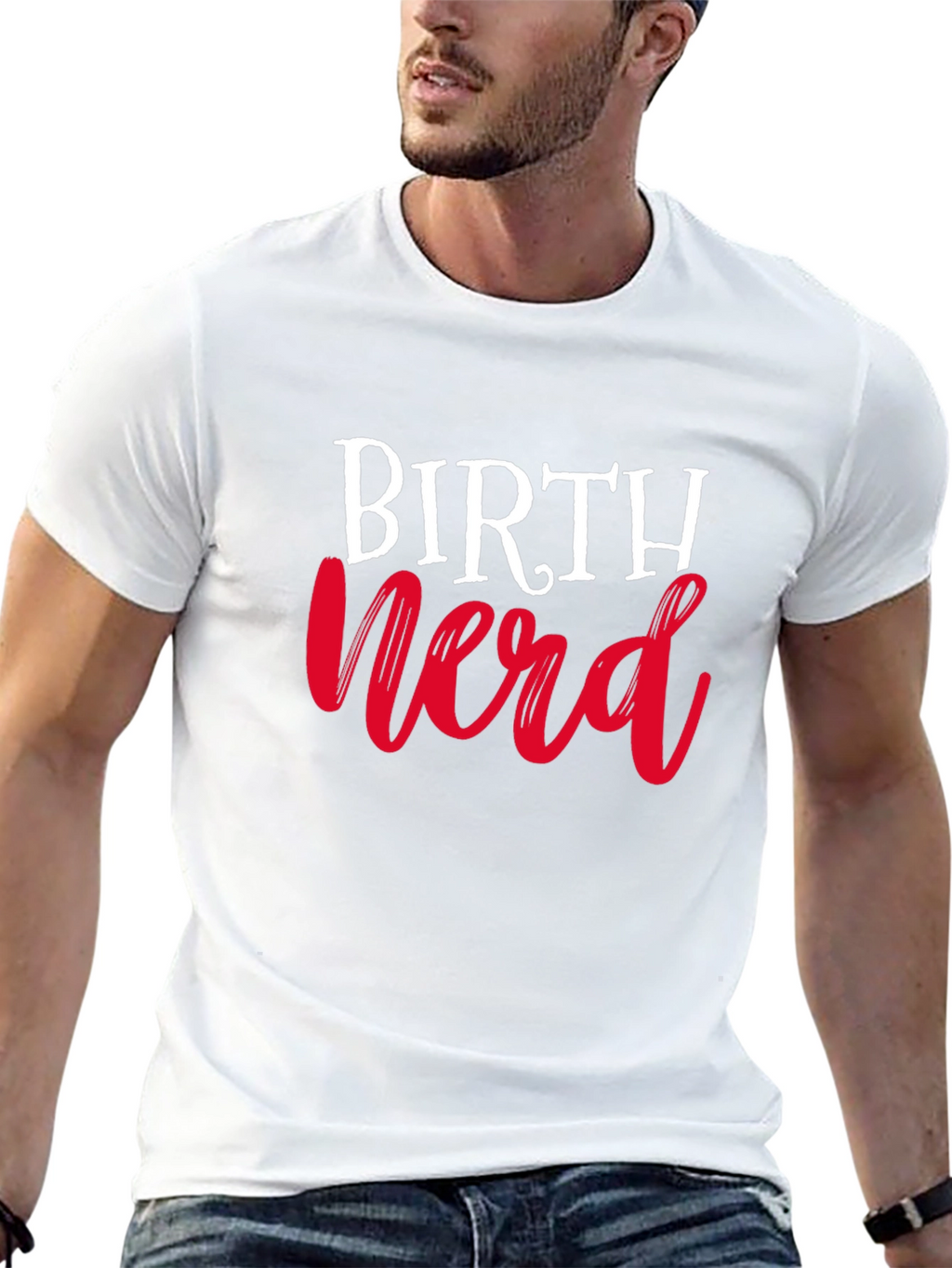Birth Nerd T-Shirt - Black Cotton Tee